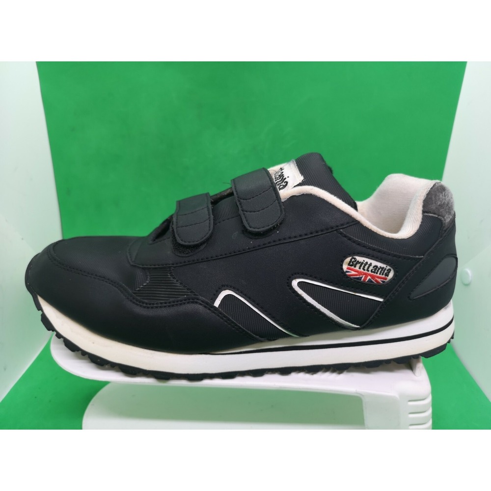 Vintage Brittania Shoes Sneakers Size 9 Wide Black